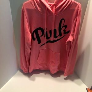 Large size hoodie Pink